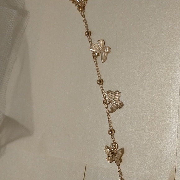 Gold Butterfly Mitten/Slave Bracelet/Ring! - Picture 6 of 7